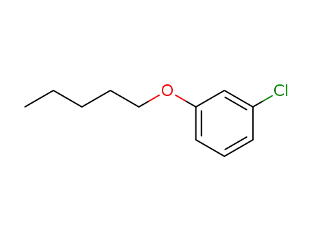 Molecular Structure of 51241-38-4 (Benzene, 1-chloro-3-(pentyloxy)-)