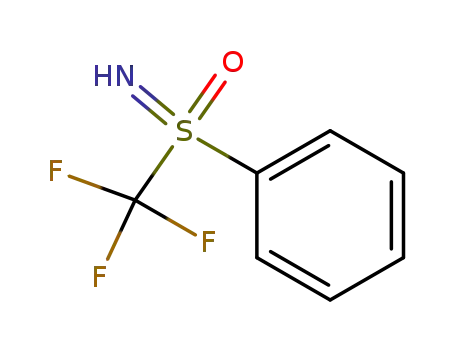 Molecular Structure of 95414-68-9 (Sulfoximine, S-phenyl-S-(trifluoromethyl)-)