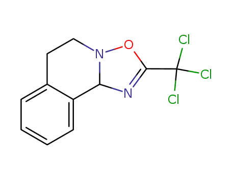 2-Trichloromethyl-5,9b-dihydro-4H-3-oxa-1,3a-diaza-cyclopenta[a]naphthalene