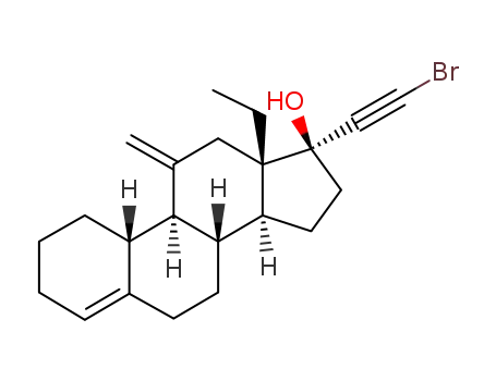 17α-Bromethinyl-18-methyl-11-methylen-4-oestren-17β-ol