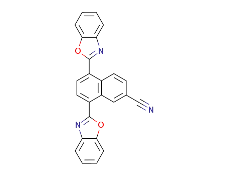 5,8-Di(benzoxazol-2-yl)naphthalin-2-carbonitril