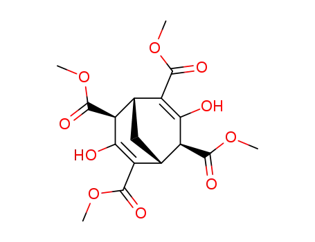 Molecular Structure of 77589-54-9 (tetramethyl 3,7-dihydroxybicyclononadiene tetracarboxylate)