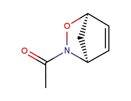 Molecular Structure of 78607-56-4 (2-Oxa-3-azabicyclo[2.2.1]hept-5-ene, 3-acetyl-)