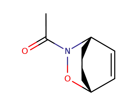Molecular Structure of 77803-76-0 (2-Oxa-3-azabicyclo[2.2.2]oct-5-ene, 3-acetyl- (9CI))