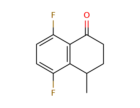 Molecular Structure of 77263-70-8 (1(2H)-Naphthalenone, 5,8-difluoro-3,4-dihydro-4-methyl-)