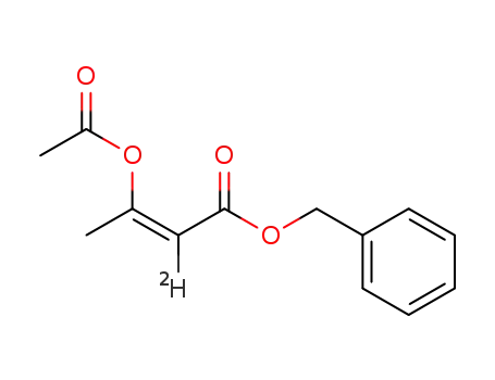 benzyl 3-acetoxy-2(Z)-2-d-butenoate