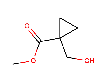 Molecular Structure of 88157-42-0 (Methyl 1-(hydroxyMethyl)cyclopropanecarboxylate)