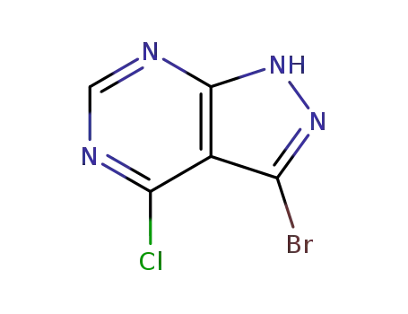Molecular Structure of 90914-41-3 (3-BROMO-4-CHLORO-1H-PYRAZOLO[3,4-D]PYRIMIDINE)