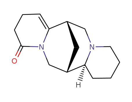 Molecular Structure of 32101-29-4 ((7S)-2,3,7,7aβ,8,9,10,11,13,14-Decahydro-7α,14α-methano-4H,6H-dipyrido[1,2-a:1',2'-e][1,5]diazocin-4-one)