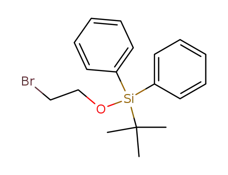 Molecular Structure of 139897-19-1 (Silane, (2-bromoethoxy)(1,1-dimethylethyl)diphenyl-)