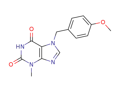 1H-Purine-2,6-dione,
3,7-dihydro-7-[(4-methoxyphenyl)methyl]-3-methyl-