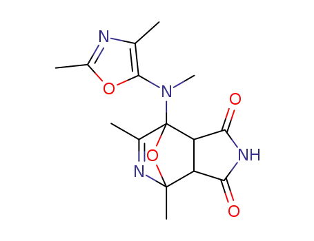 1-[(2,4-Dimethyl-oxazol-5-yl)-methyl-amino]-7,9-dimethyl-10-oxa-4,8-diaza-tricyclo[5.2.1.02,6]dec-8-ene-3,5-dione
