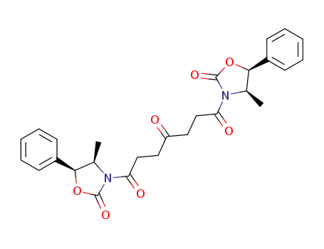 <4R-<3(4R*,5S*),4α,5α>>-3,3'-(1,4,7-Trioxo-1,7-heptanediyl)bis<4-methyl-5-phenyl-2-oxazolidinone>