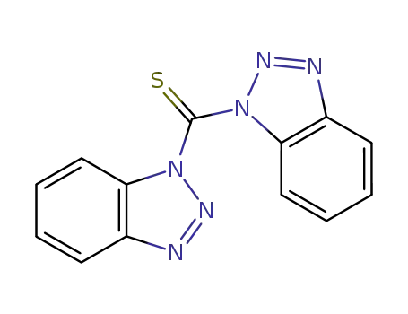 Molecular Structure of 4314-19-6 (BIS(1-BENZOTRIAZOLYL)METHANETHIONE  97)