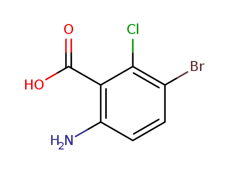 Benzoic acid, 6-amino-3-bromo-2-chloro-