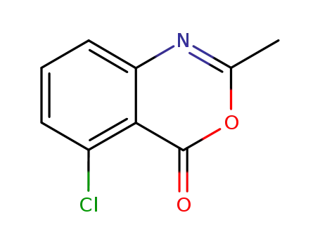 Molecular Structure of 5627-73-6 (4H-3,1-Benzoxazin-4-one, 5-chloro-2-methyl-)