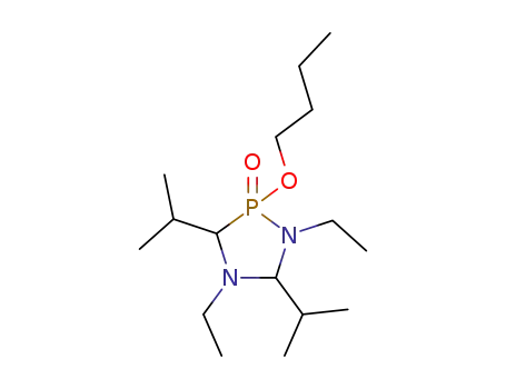 2-butoxy-1,4-diethyl-3,5-diisopropyl-1,4,2-diazaphospholidine 2-oxide