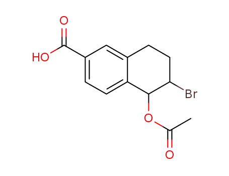 5-Acetyl-6-bromo-5,6,7,8-tetrahydronaphthalene-2-carboxylic acid