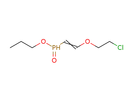 propyl hydrogen <2-(2-chloroethoxy)vinyl>phosphonite