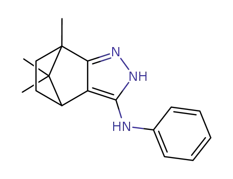N-phenyl-4,5,6,7-tetrahydro-7,8,8-trimethyl-4,7-methano-2H-indazol-3-amine