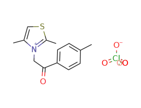 2,4-Dimethyl-3-(2-oxo-2-p-tolyl-ethyl)-thiazol-3-ium; perchlorate