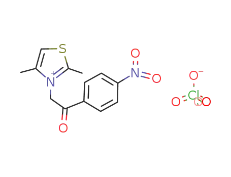 2,4-Dimethyl-3-[2-(4-nitro-phenyl)-2-oxo-ethyl]-thiazol-3-ium; perchlorate