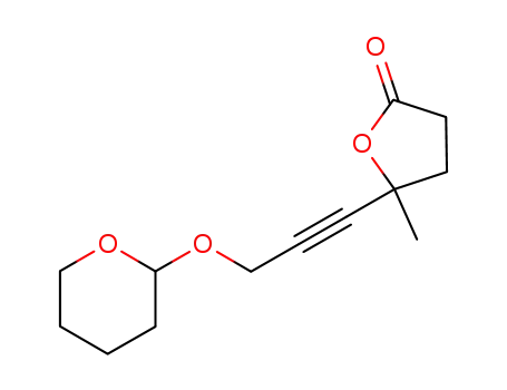 (5R*S*) 5-methyl-5-<3-<(tetrahydro-2H-pyran-2-yl)oxy>prop-1-ynyl> dihydrofuran-2-(3H)-one