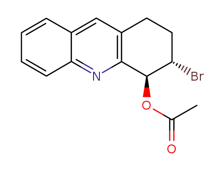 trans-4-Acetoxy-3-bromo-1,2,3,4-tetrahydroacridine