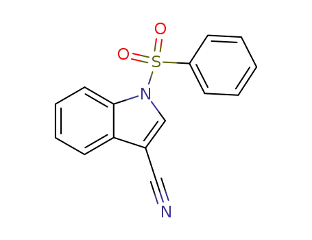 1-(benzenesulfonyl)-1H-indole-3-carbonitrile