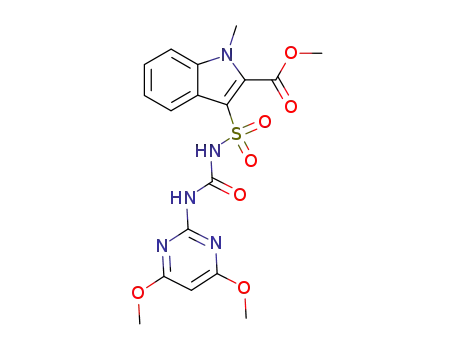 3-[[(4,6-dimethoxypyrimidin-2-yl)aminocarbonyl]aminosulfonyl]-1-methyl-1H-indole-2-carboxylic acid, methyl ester