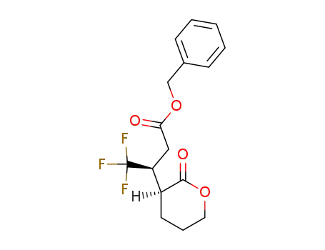 (3S*,2'S*)-Benzyl 3-pentan-5'-olid-2'-yl-3-(trifluoromethyl)propionate