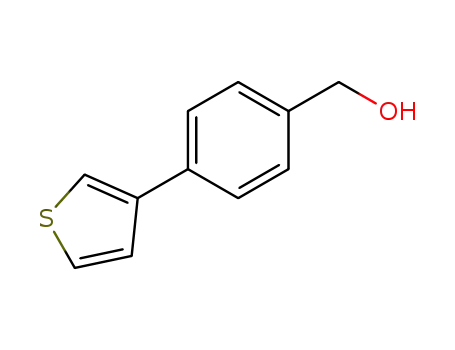 Molecular Structure of 160278-20-6 ((4-THIEN-3-YLPHENYL)METHANOL)