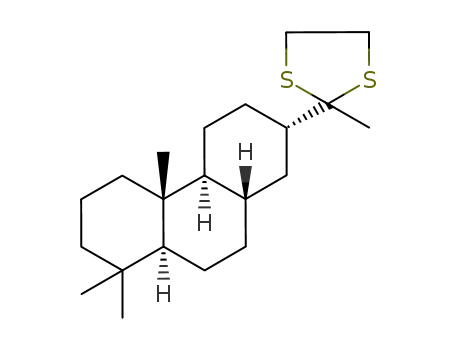 13α-acetyl-8β(H)-podocarpane ethylenedithioketal