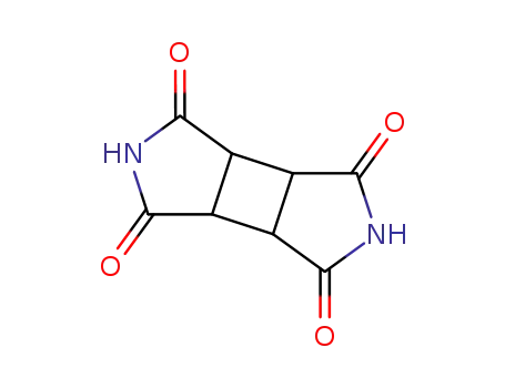 Molecular Structure of 4415-88-7 (1,2,3,4-CyclobutanetetracarboxdiiMide)