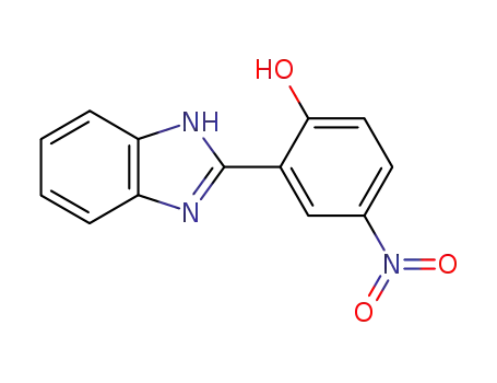 Molecular Structure of 88016-66-4 (Phenol, 2-(1H-benzimidazol-2-yl)-4-nitro-)