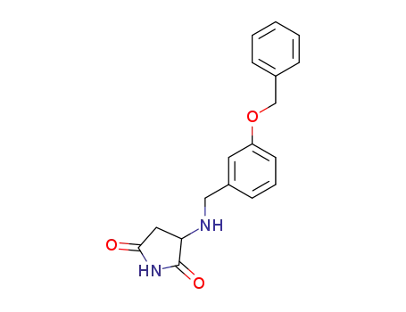 3-N-[(3-benzyloxyphenyl)methyl]aminopyrrolidine-2,5-dione