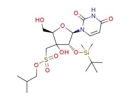 [(2R,4R,5R)-4-(tert-Butyl-dimethyl-silanyloxy)-5-(2,4-dioxo-3,4-dihydro-2H-pyrimidin-1-yl)-3-hydroxy-2-hydroxymethyl-tetrahydro-furan-3-yl]-methanesulfonic acid isobutyl ester