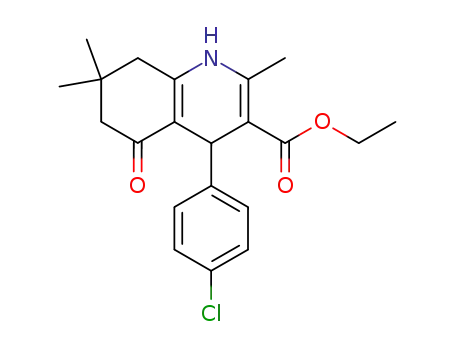 ethyl 4-(4-chlorophenyl)-2,7,7-trimethyl-5-oxo-1,4,5,6,7,8-hexahydroquinoline-3-carboxylate