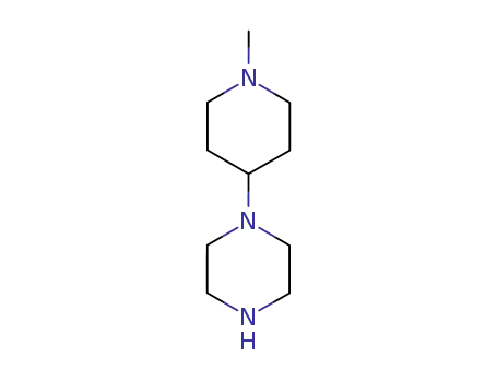 Molecular Structure of 23995-88-2 (1-(1-Methyl-4-piperidinyl)piperazine)