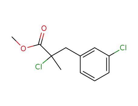 2-Chloro-3-(3-chloro-phenyl)-2-methyl-propionic acid methyl ester