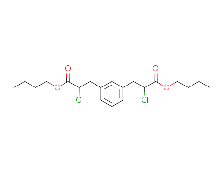 3-[3-(2-Butoxycarbonyl-2-chloro-ethyl)-phenyl]-2-chloro-propionic acid butyl ester