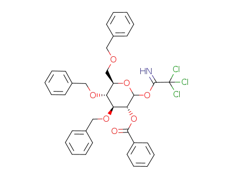 O-(2-O-benzoyl-3,4,6-tri-O-benzyl-D-glucopyranosyl)trichloroacetimidate