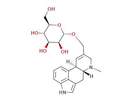 (2R,3S,4S,5S,6S)-2-Hydroxymethyl-6-((6aR,10aR)-7-methyl-4,6,6a,7,8,10a-hexahydro-indolo[4,3-fg]quinolin-9-ylmethoxy)-tetrahydro-pyran-3,4,5-triol