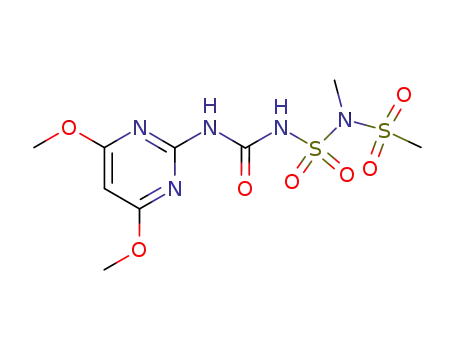 3,5-Dithia-2,4-diazahexanamide,N-(4,6-dimethoxy-2-pyrimidinyl)-4-methyl-, 3,3,5,5-tetraoxide
