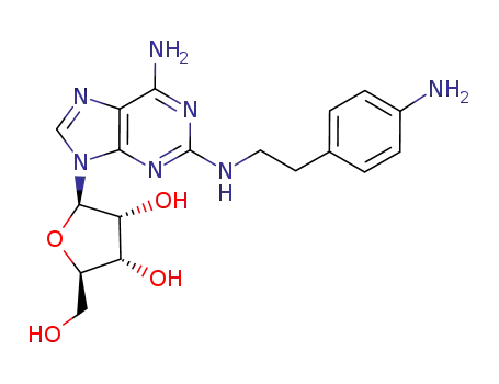 2-[2-(4-aminophenyl)ethylamino]adenosine