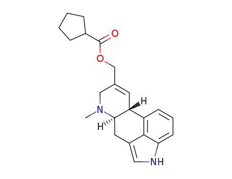 Cyclopentanecarboxylic acid (6aR,10aR)-7-methyl-4,6,6a,7,8,10a-hexahydro-indolo[4,3-fg]quinolin-9-ylmethyl ester