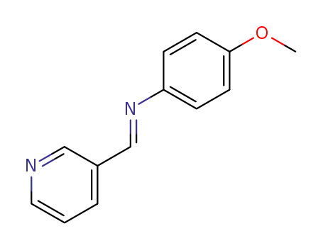 N-(4-methoxyphenyl)-N-[(E)-1-(3-pyridyl)methylidene]amine