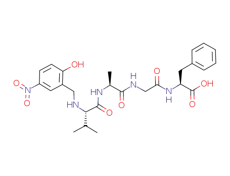 (S)-2-(2-{(S)-2-[(S)-2-(2-Hydroxy-5-nitro-benzylamino)-3-methyl-butyrylamino]-propionylamino}-acetylamino)-3-phenyl-propionic acid