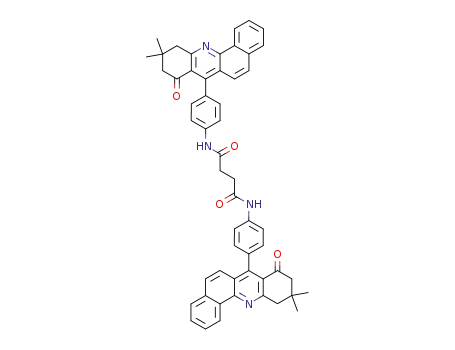 N,N'-bis-[4-(10,10-dimethyl-8-oxo-8,9,10,11-tetrahydro-benzo[c]acridin-7-yl)-phenyl]-succinamide