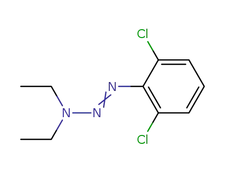 Molecular Structure of 401631-85-4 (1-Triazene, 1-(2,6-dichlorophenyl)-3,3-diethyl-)